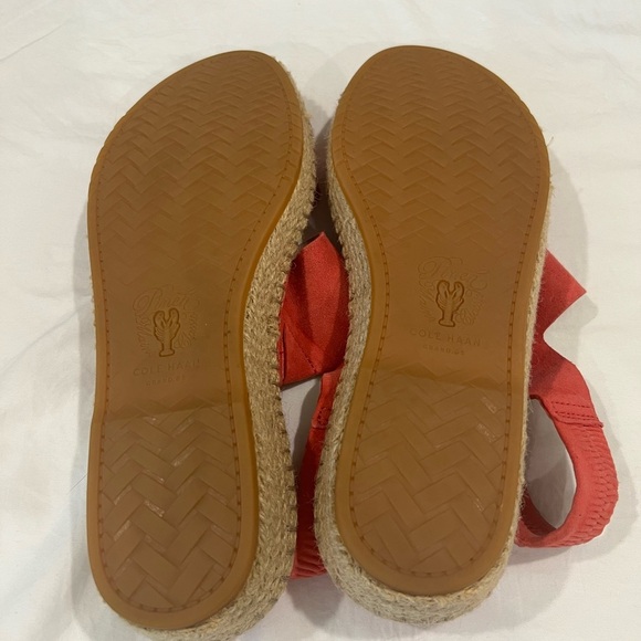 Cole Haan Red Espadrille Sandals - Picture 3 of 6
